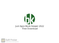 Just Apps Book Keeper 2022 Free Download-Softprober.com