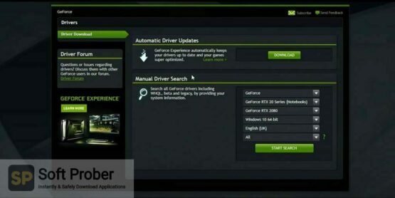 NVIDIA GeForce Experience 2022 Offline Installer Download-Softprober.com