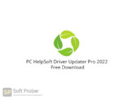 PC HelpSoft Driver Updater Pro 2022 Free Download-Softprober.com