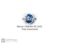 Maxon CINEMA 4D 2023 Free Download-Softprober.com