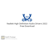Realtek High Definition Audio Drivers 2022 Free Download-Softprober.com