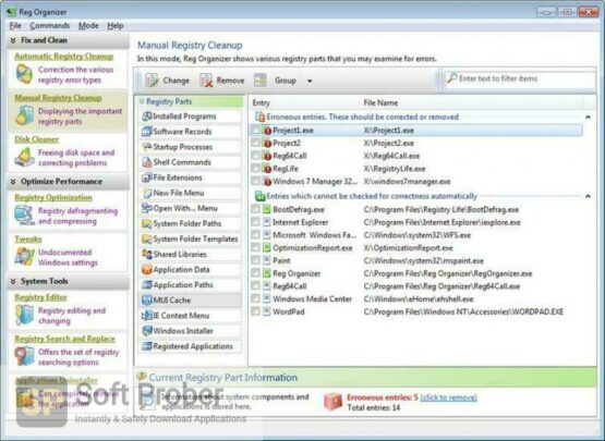 Reg Organizer 2022 Offline Installer Download-Softprober.com