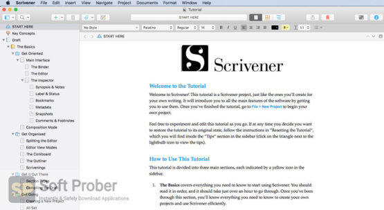 Scrivener 3 2022 Latest Version Download-Softprober.com