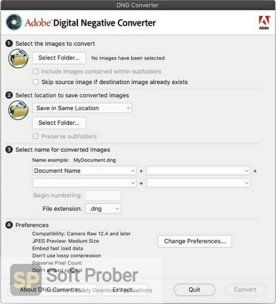Adobe DNG Converter 2023 Offline Installer Download-Softprober.com