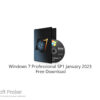 Windows 7 Professional SP1 January 2023 Free Download