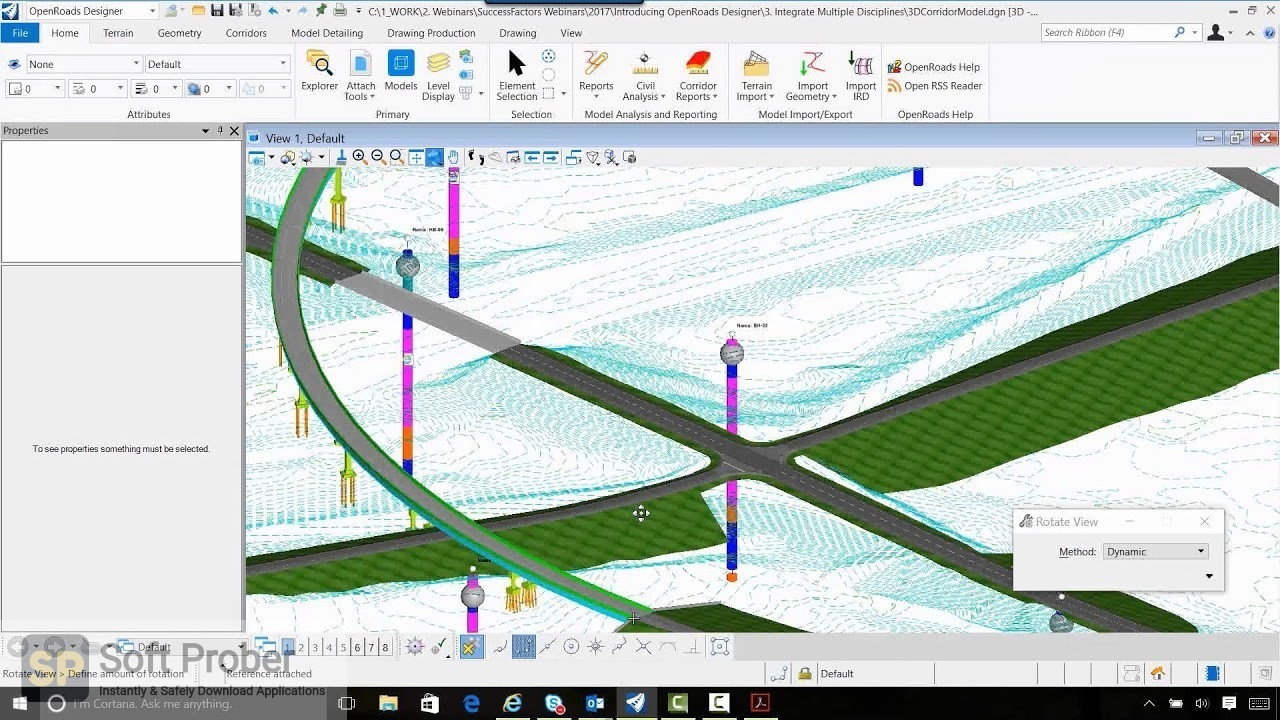 Features Of OpenRoads Designer